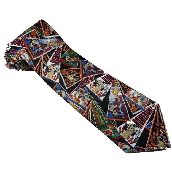 Funny Baseball Tie Looney Tunes Necktie - Picture 2 of 4